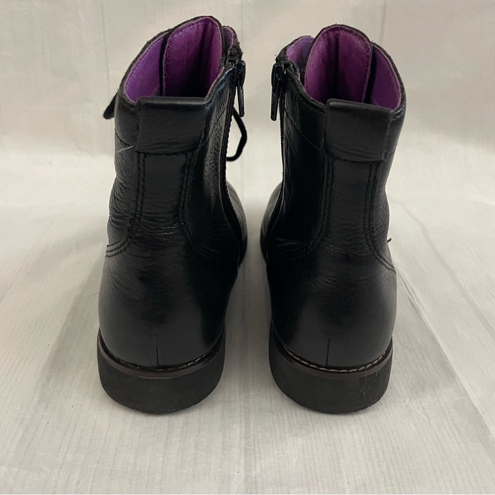 BIONICA Women’s Corset II Purple & Black Lace Up Ankle Booties Size 7.5 - Picture 5 of 7